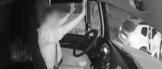 Vídeo mostra criminosos roubando caminhão de combustível