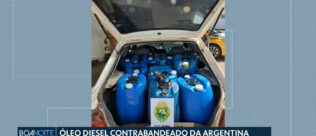 Em menos de 24 horas, polícia apreende quatro carros cheios de diesel contrabandeado da Argentina