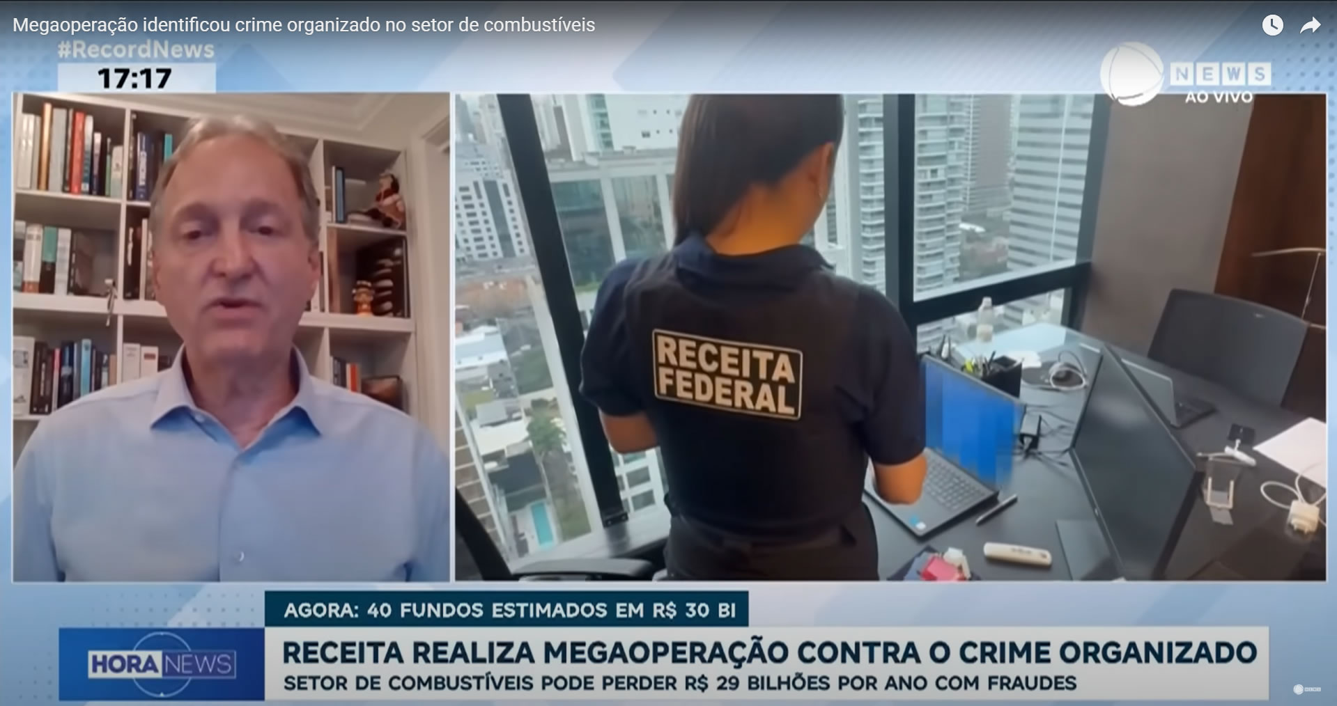 Lavagem de dinheiro via combustíveis é facilitada pelo uso de dinheiro vivo, alerta presidente do ICL