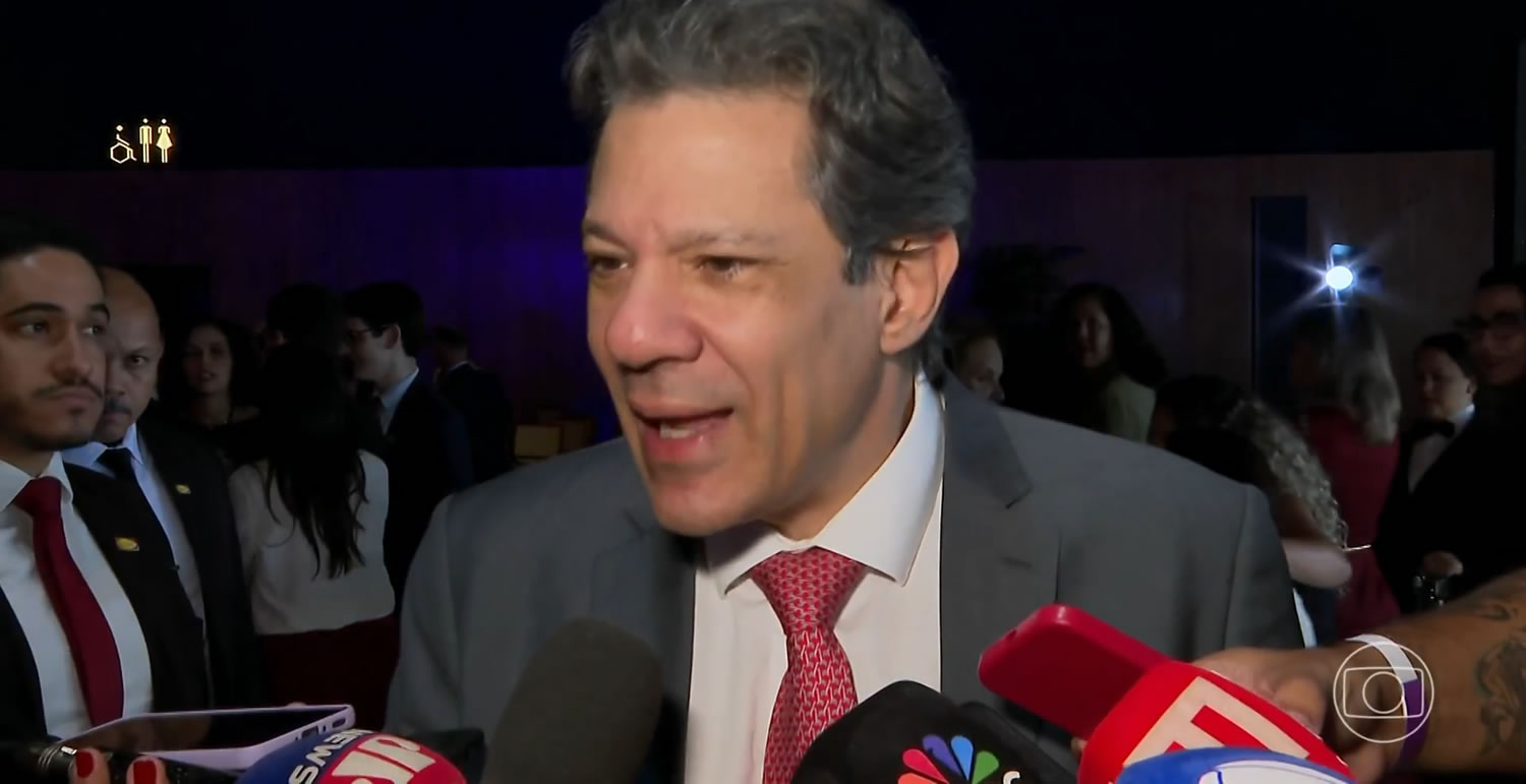 Ministro Haddad destaca no Jornal Nacional necessidade urgente de aprovar projeto que combate devedores contumazes