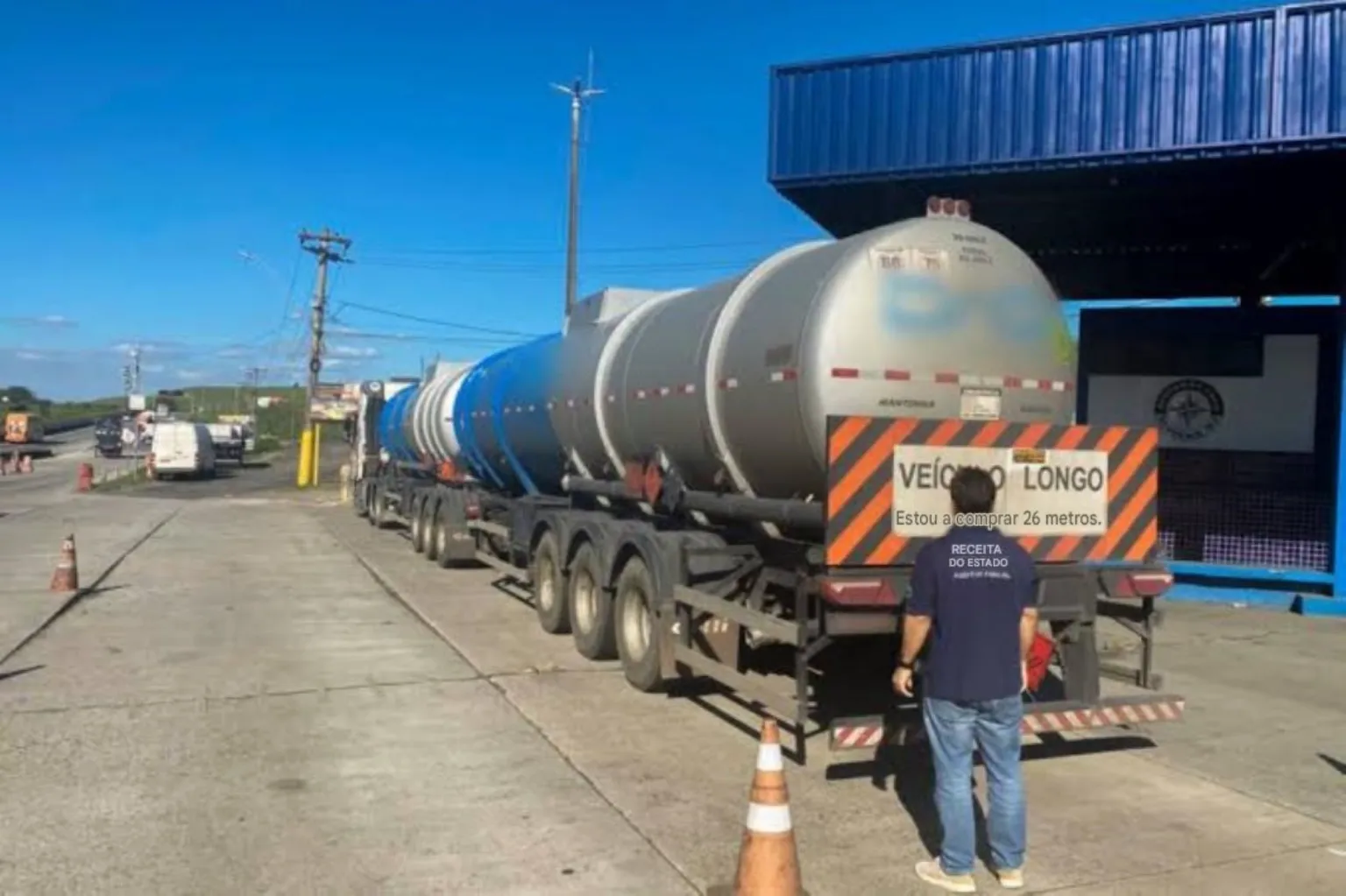 Receita estadual autua empresa por transporte irregular de 124 mil litros etanol no Rio de Janeiro