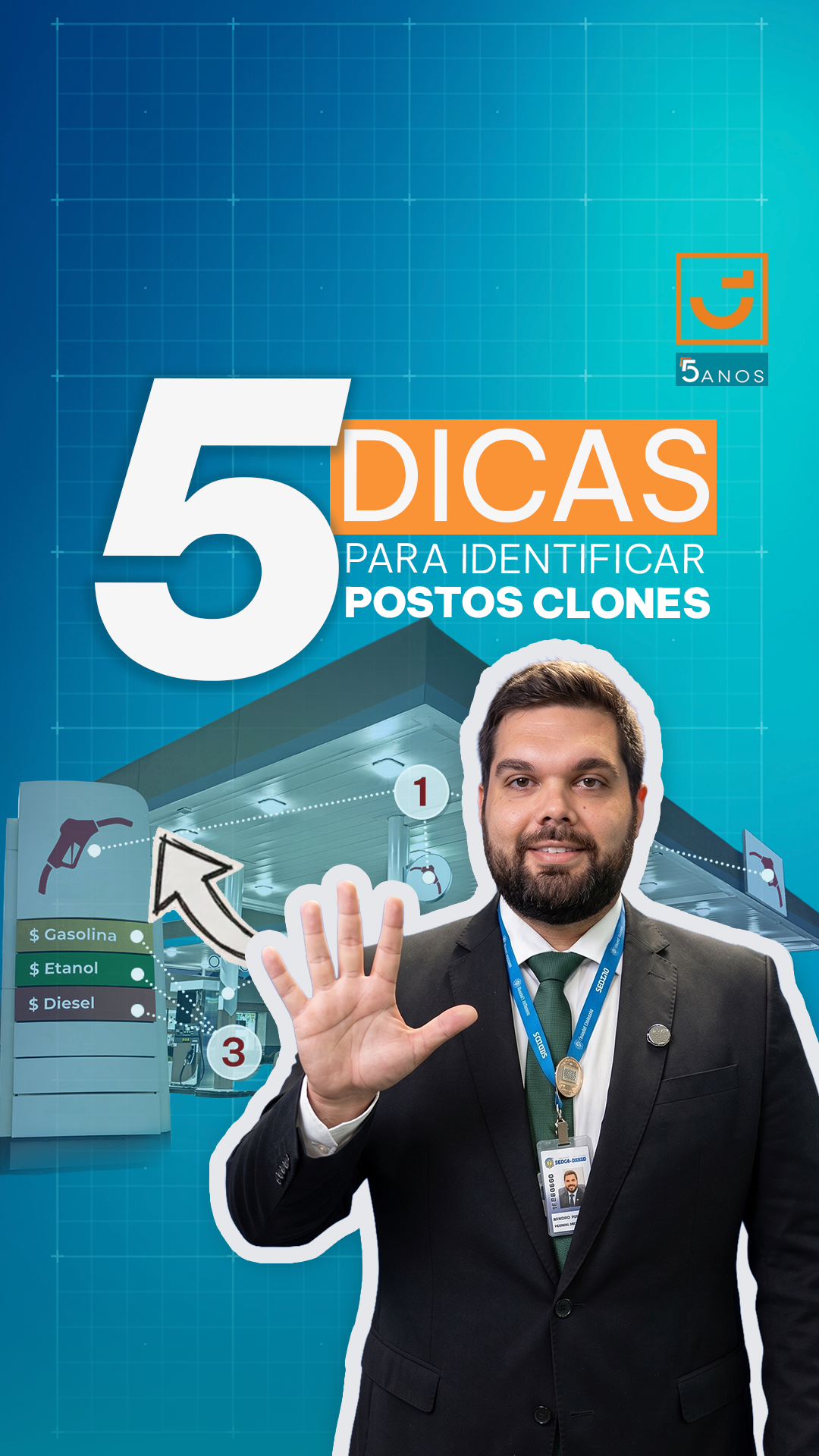 Cinco dicas posto clone