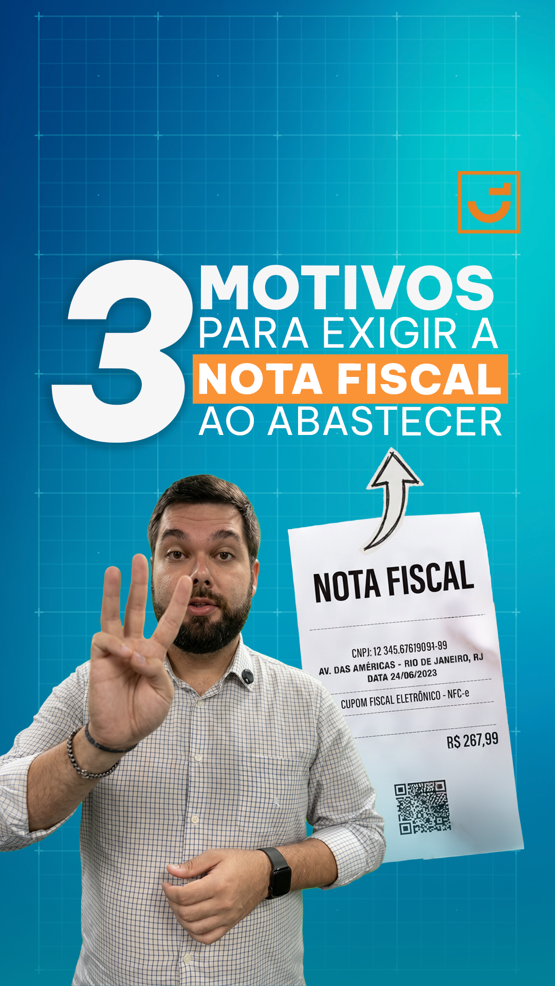 Três motivos nota fiscal